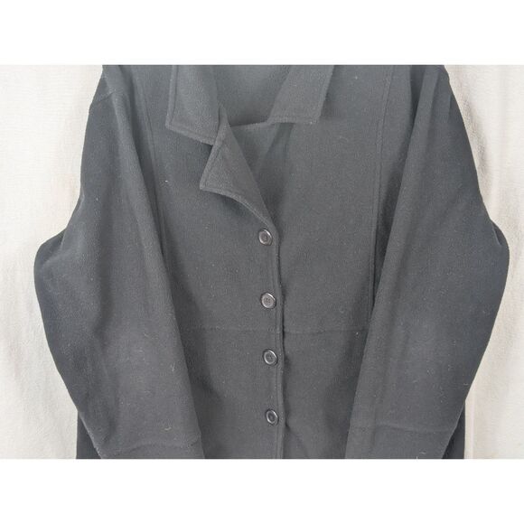 Vintage Y2K Disney Tinkerbell Fleece Jacket Black Women's Size 2XL/XXL - Picture 3 of 11